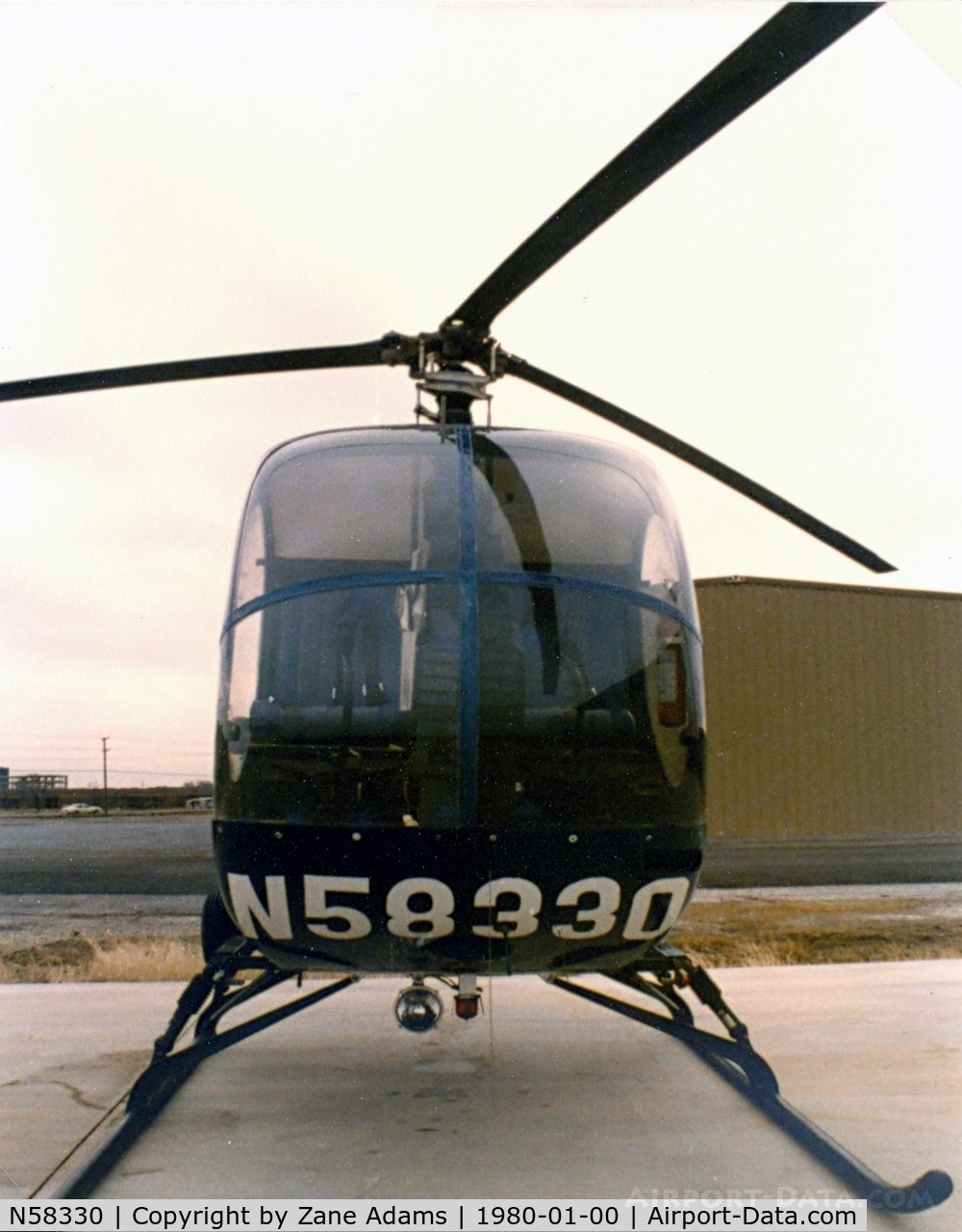N58330, Hughes 269C C/N 390773, at the former Mangham Airport, North Richland Hills, TX