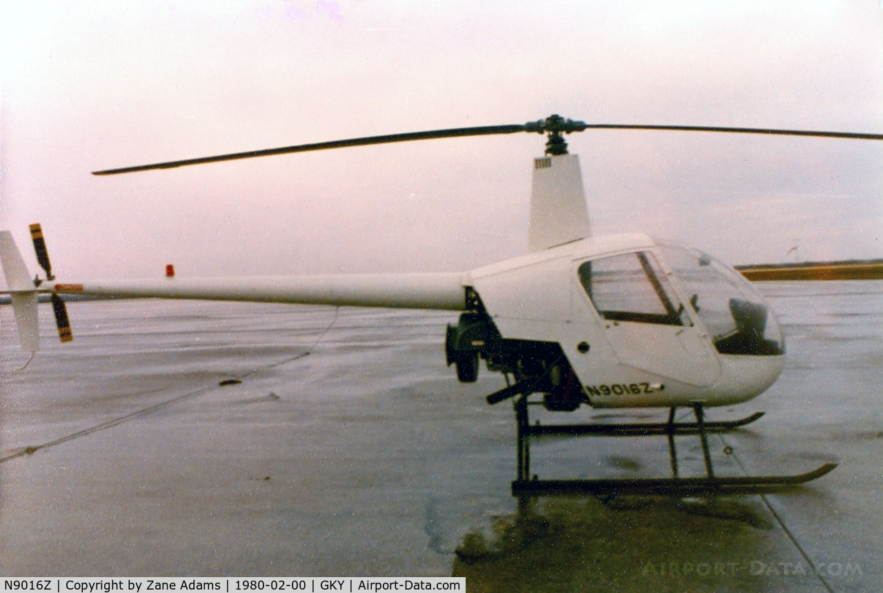 N9016Z, Robinson R22 C/N 0013, Robinson at Arlington 1980