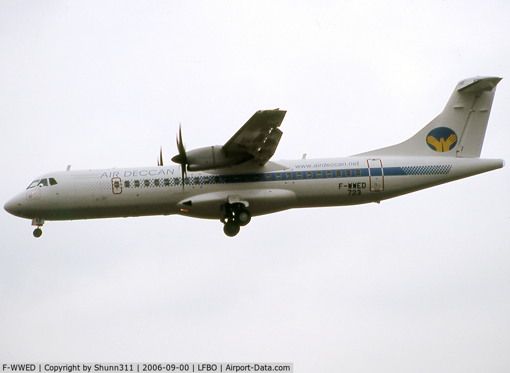 F-WWED, 2005 ATR 72-212A C/N 723, C/n 0723 - To be VT-DKE