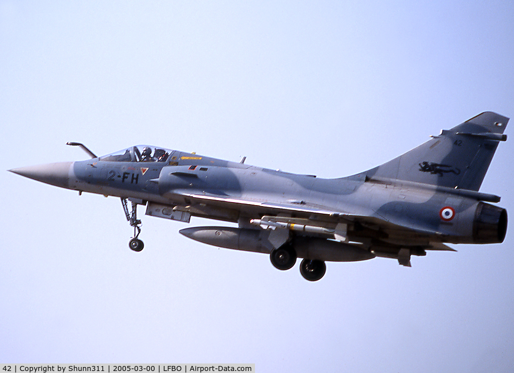 42, Dassault Mirage 2000-5F C/N 200, Go around over rwy 14R