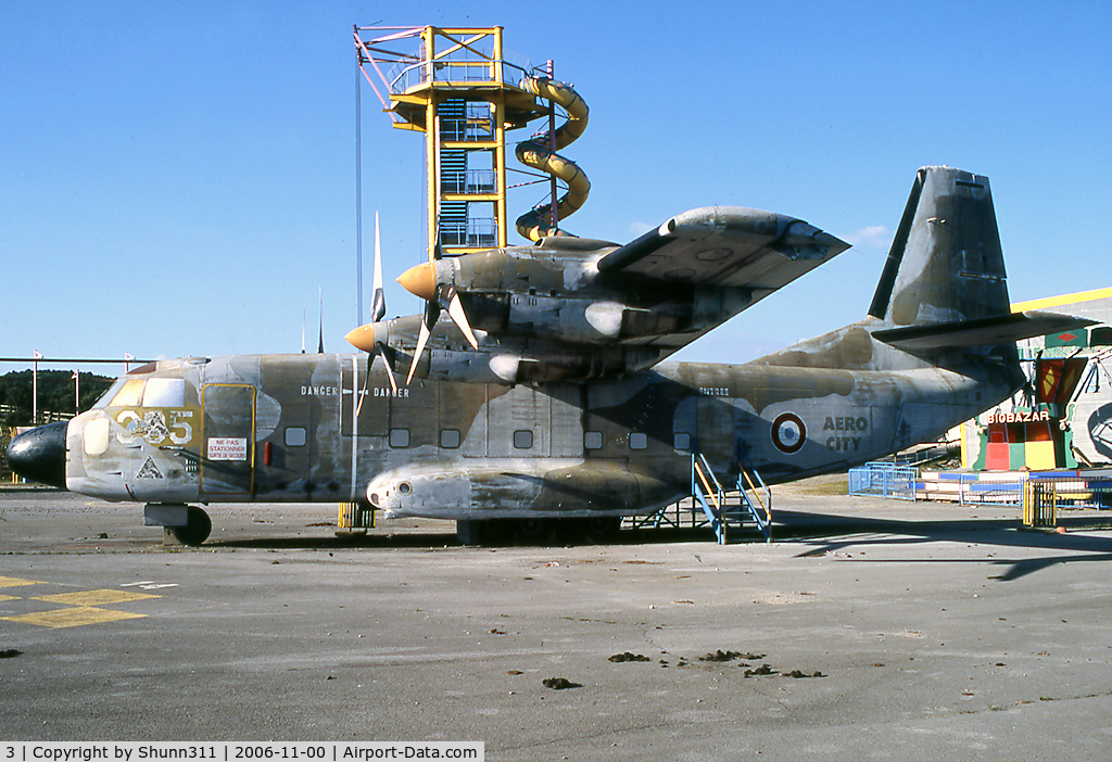 3, 1965 Breguet 941S C/N 3, Second Breguet 941S preserved in France, at the Parc Aerocity of Aubenas... Was used as simulator by kids and now on derelict conditions...