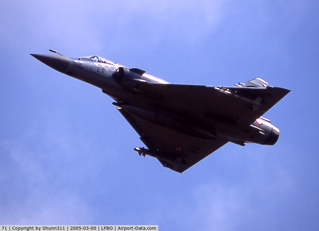 71, Dassault Mirage 2000-5F C/N 309, Go around over the runway...