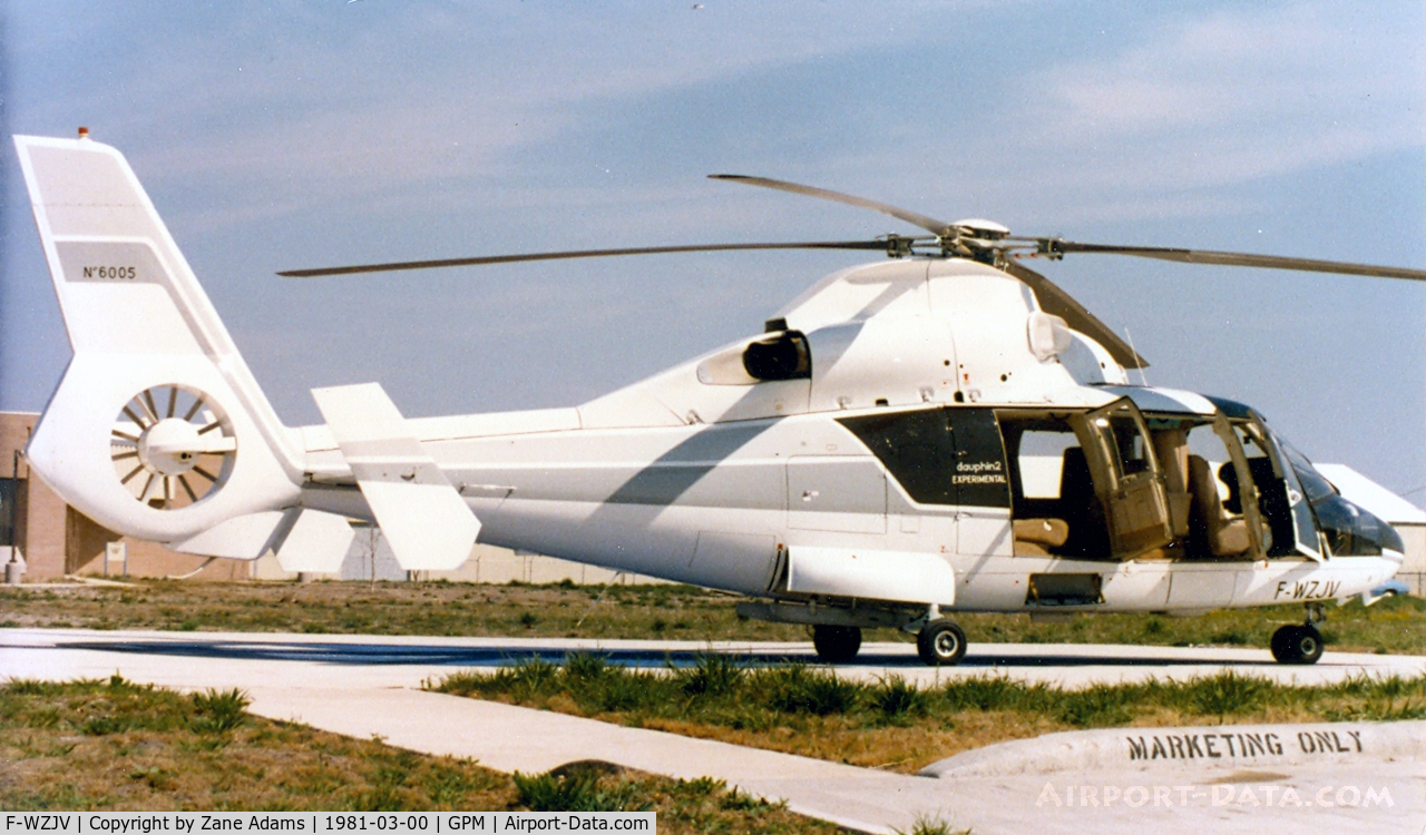 F-WZJV, Aerospatiale SA-365M Panther C/N 6005, Also marked as N6005 at American Eurocopter Grand Prairie, TX