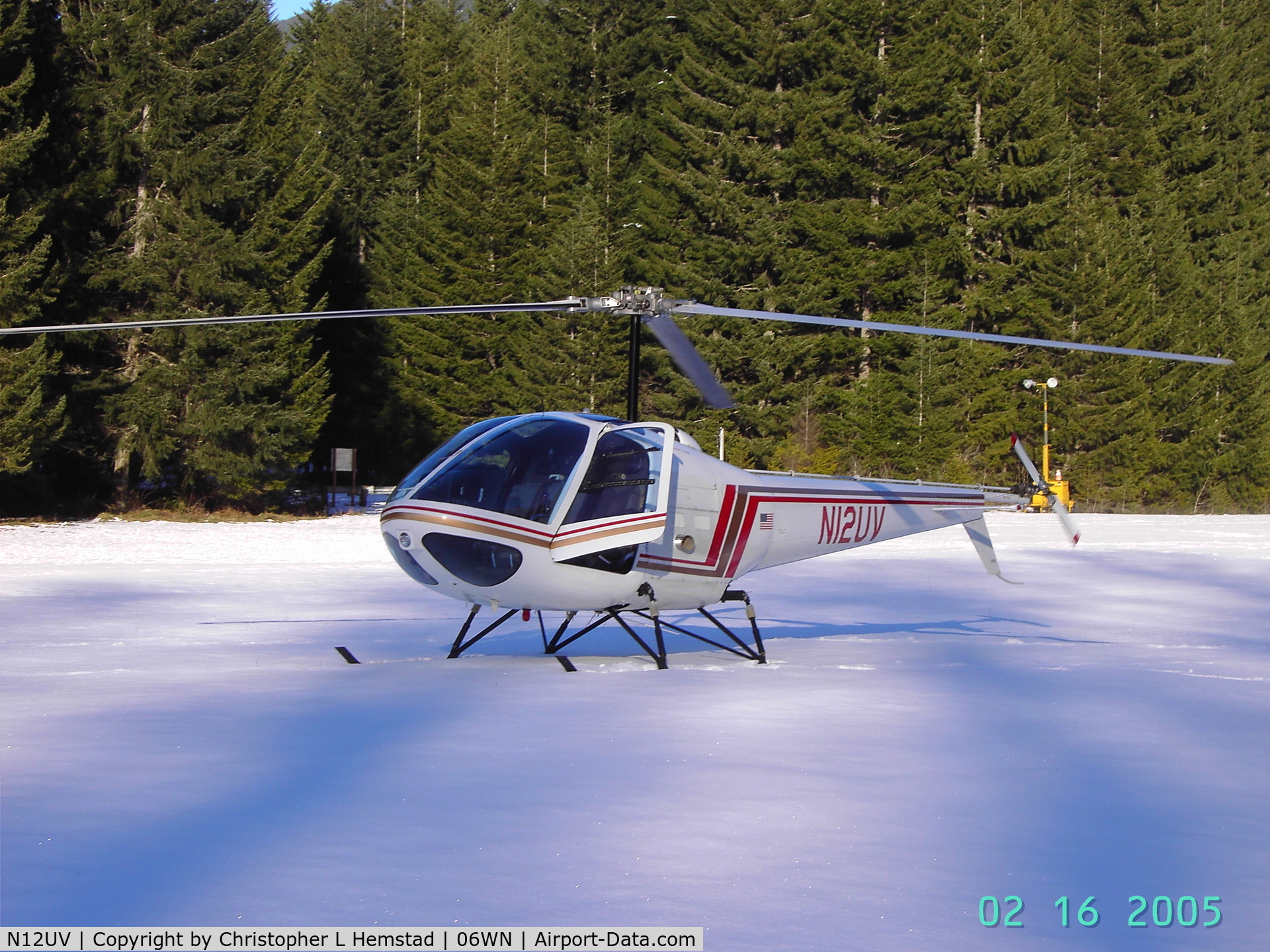 N12UV, Enstrom F280 C/N 1503, Mountain flying