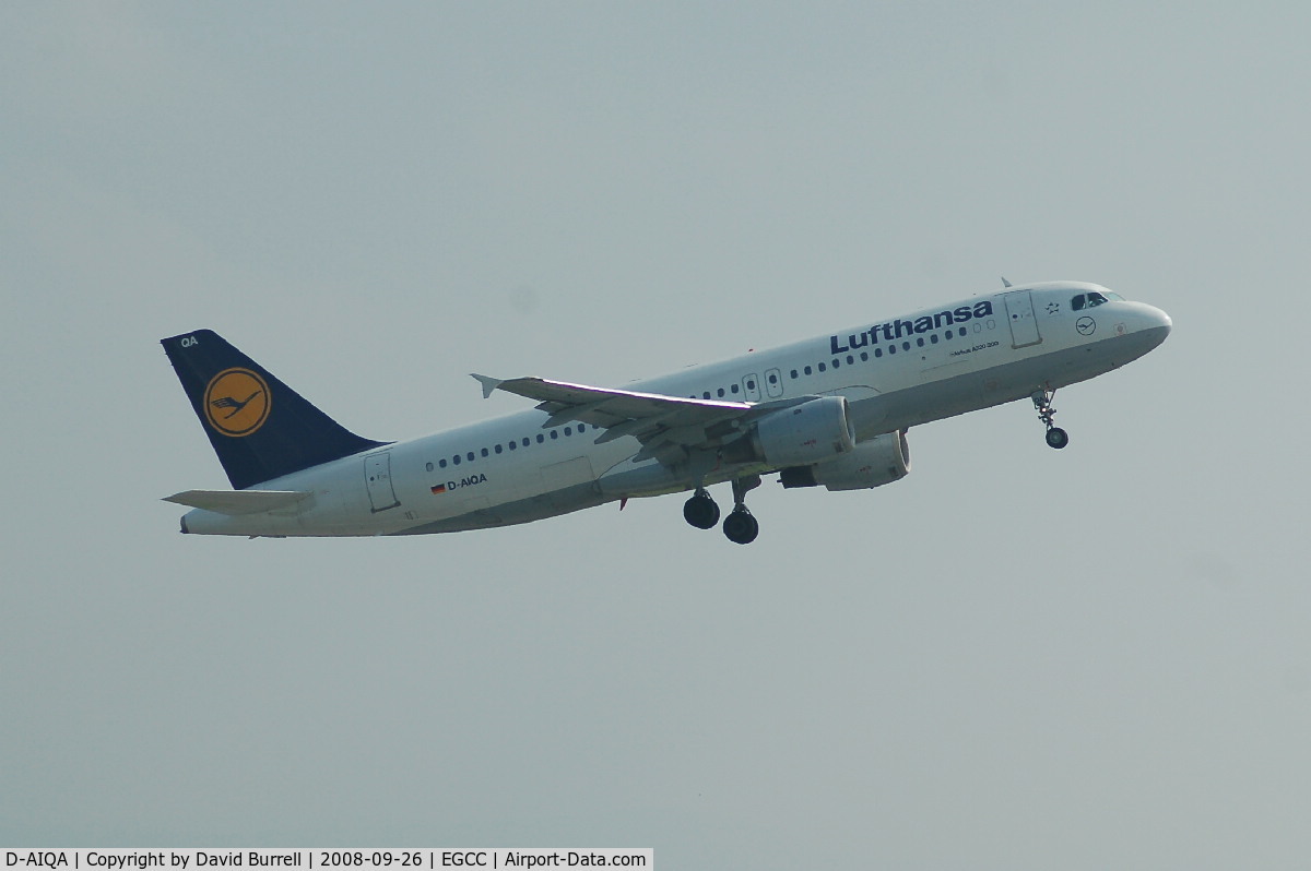 D-AIQA, 1991 Airbus A320-211 C/N 0172, Lufthansa - Taking Off