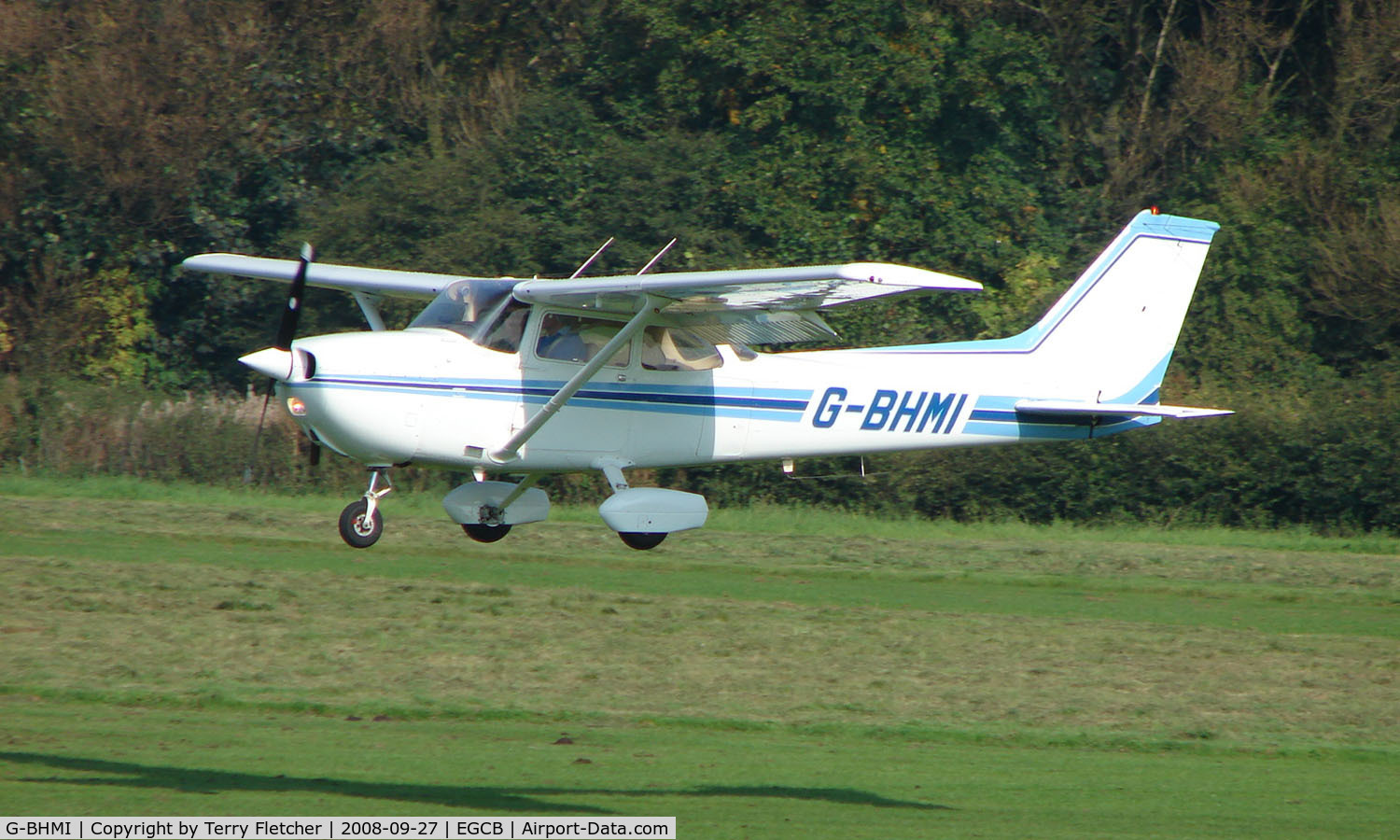 G-BHMI, 1980 Reims F172N Skyhawk C/N 2036, Cessna F172N photographed at Manchester Barton Open Day in Sept 2008