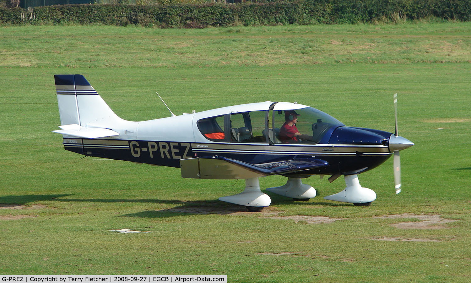 G-PREZ, 2002 Robin DR-400-500 President C/N 38, Robin Dr400 photographed at Manchester Barton Open Day in Sept 2008