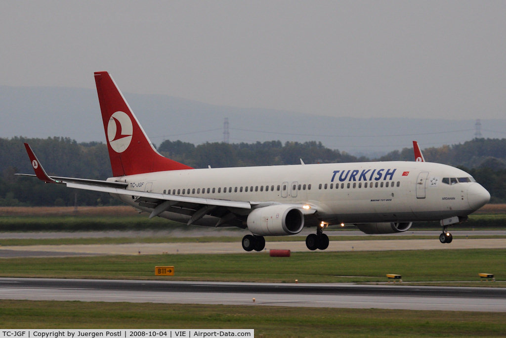 TC-JGF, 2002 Boeing 737-8F2 C/N 29790, Boeing 737-8F2