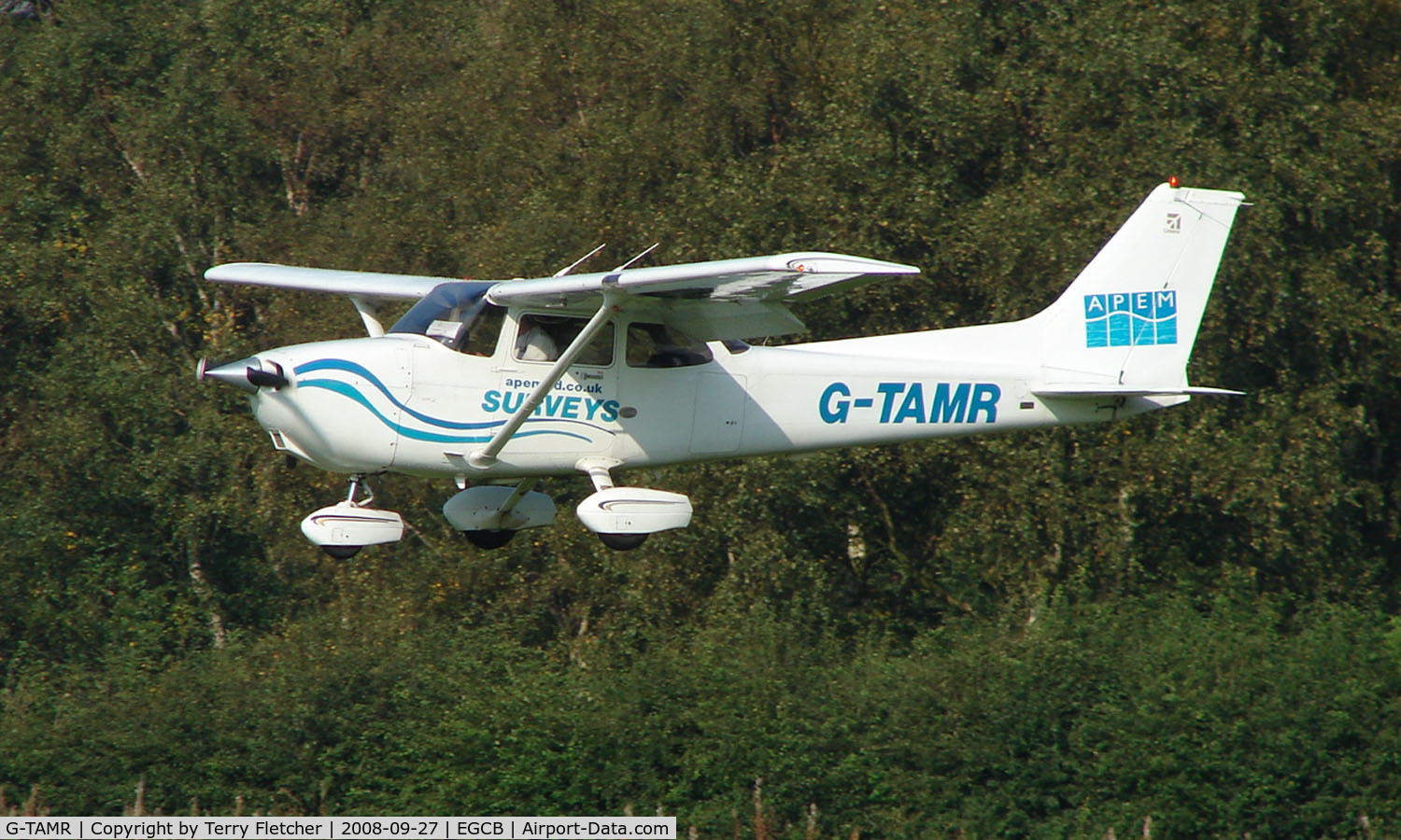 G-TAMR, 2000 Cessna 172S C/N 172S8480, Cessna 172S photographed at Manchester Barton Open Day in Sept 2008