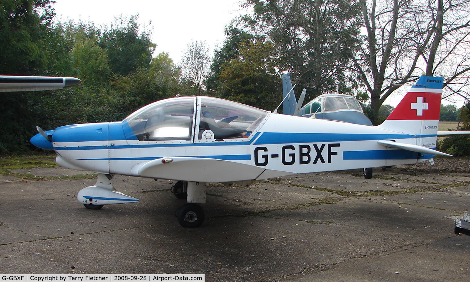 G-GBXF, 1975 Robin HR-200-120B C/N 25, at a quiet Cambridgeshire  airfield