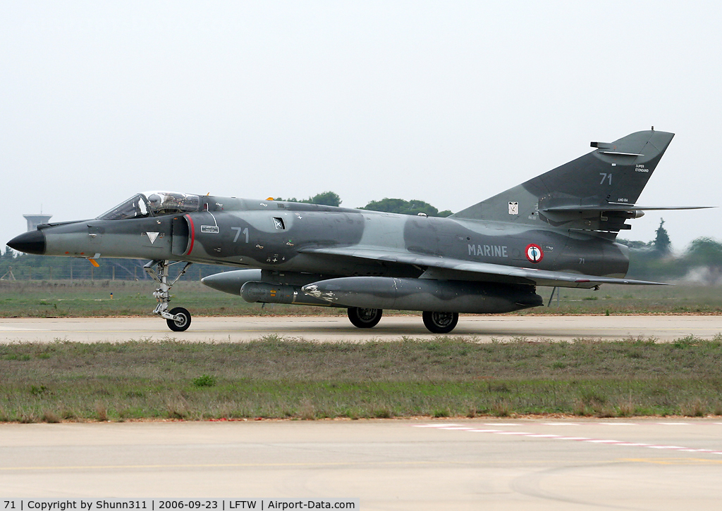 71, Dassault Super Etendard C/N 71, Come back from his demo flight during Navy Open Day 2006