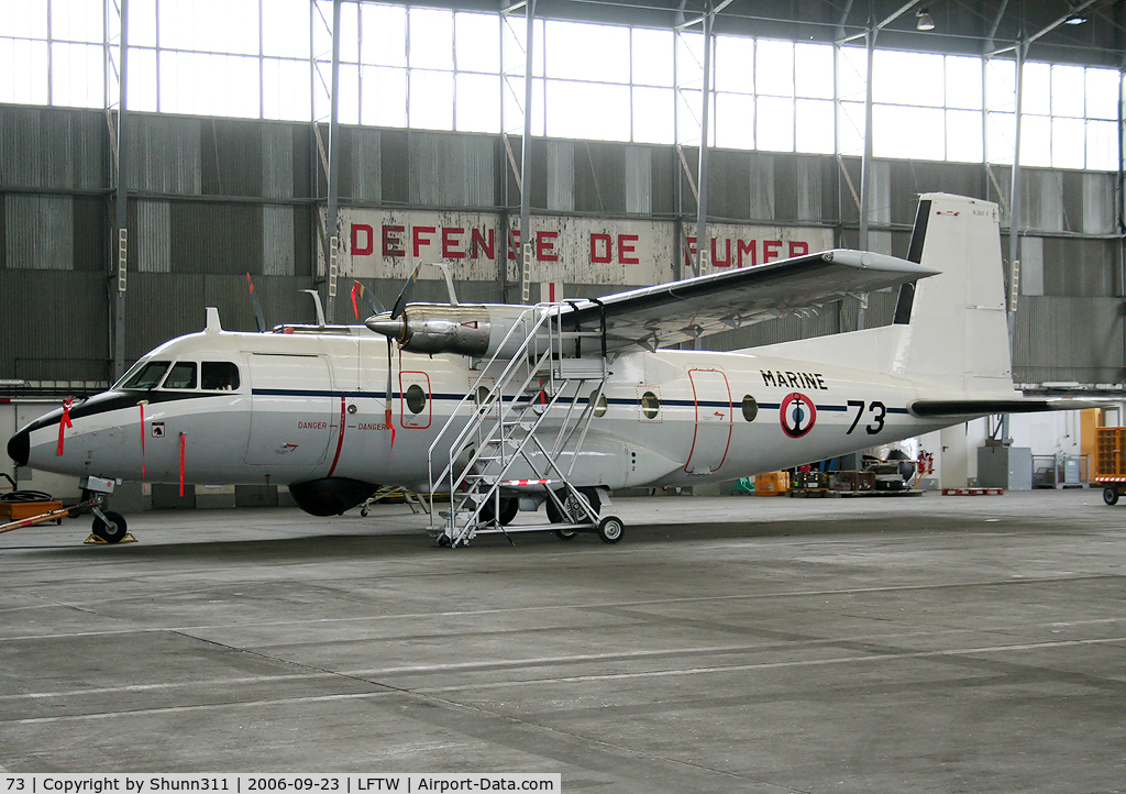 73, Aerospatiale N-262A-29 Fregate C/N 73, Hangared during Navy Open Day 2006