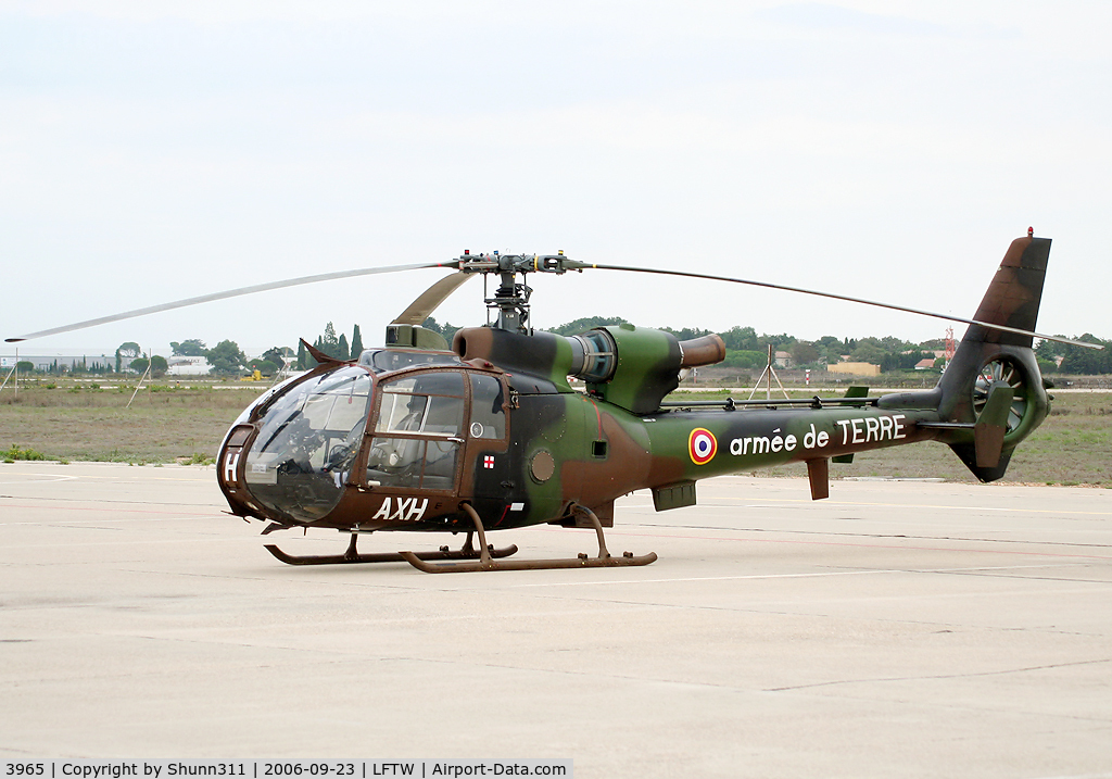 3965, Aérospatiale SA-342M Gazelle C/N 1965, On displayed before his show on Navy Open Day 2006