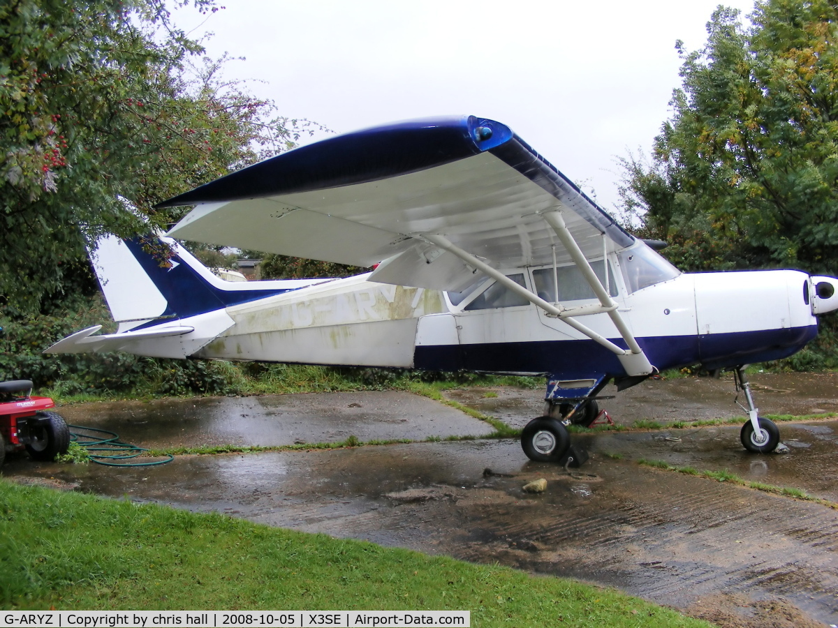 G-ARYZ, 1962 Beagle A-109 Airdale C/N B.512, at Spanhoe Lodge. C of A expired 26/02/2001