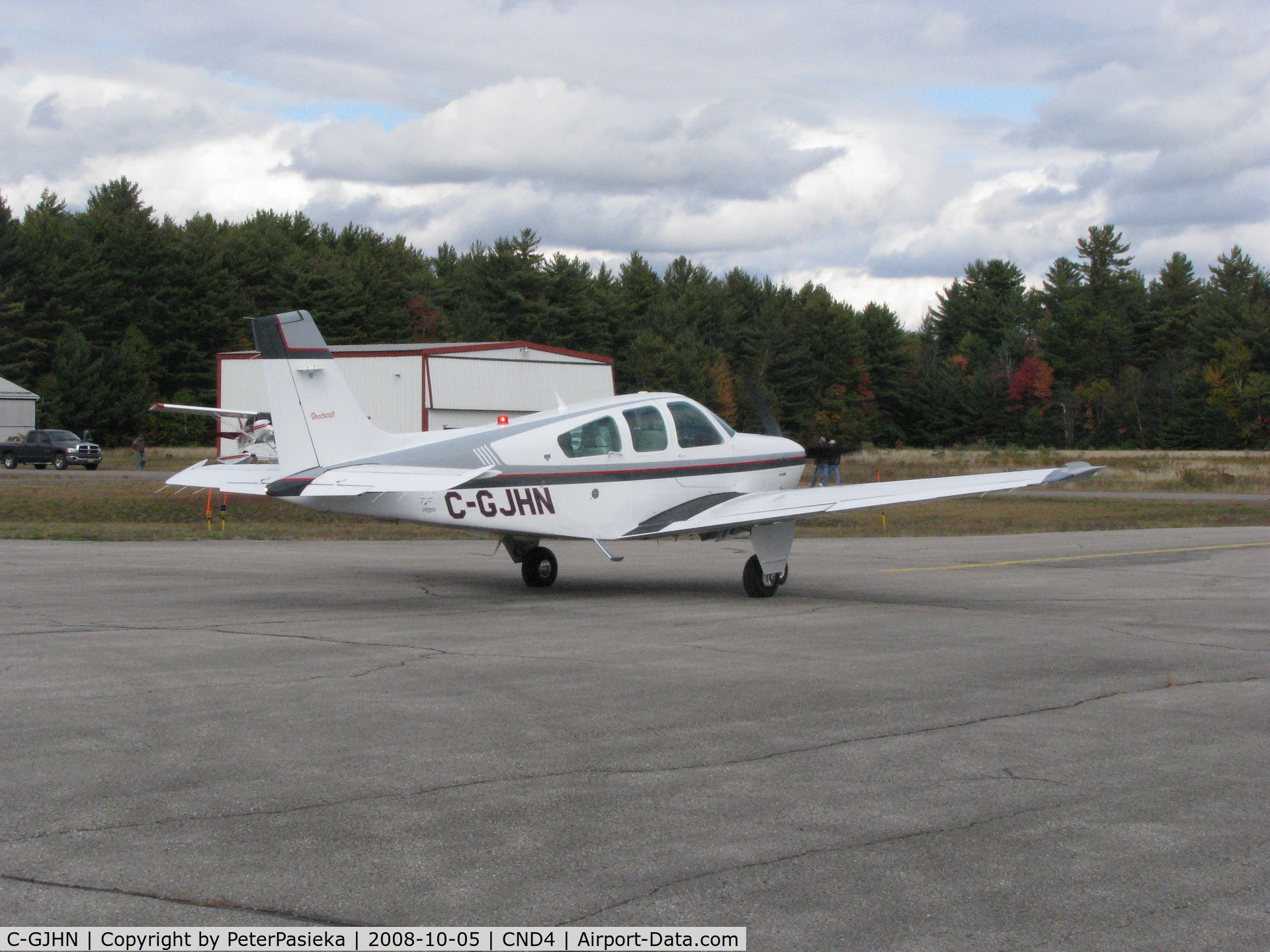 C-GJHN, 1993 Beech F33A Bonanza C/N CE-1725, @ Haliburton/Stanhope Muni Airport, Ontario Canada. Fall Colours Fly-in 2008