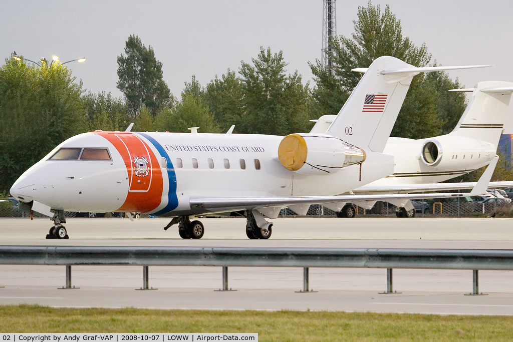 02, 2005 Bombardier C-143A Challenger (604/CL-600-2B16) C/N 5427, United States Coast Guard CL-600