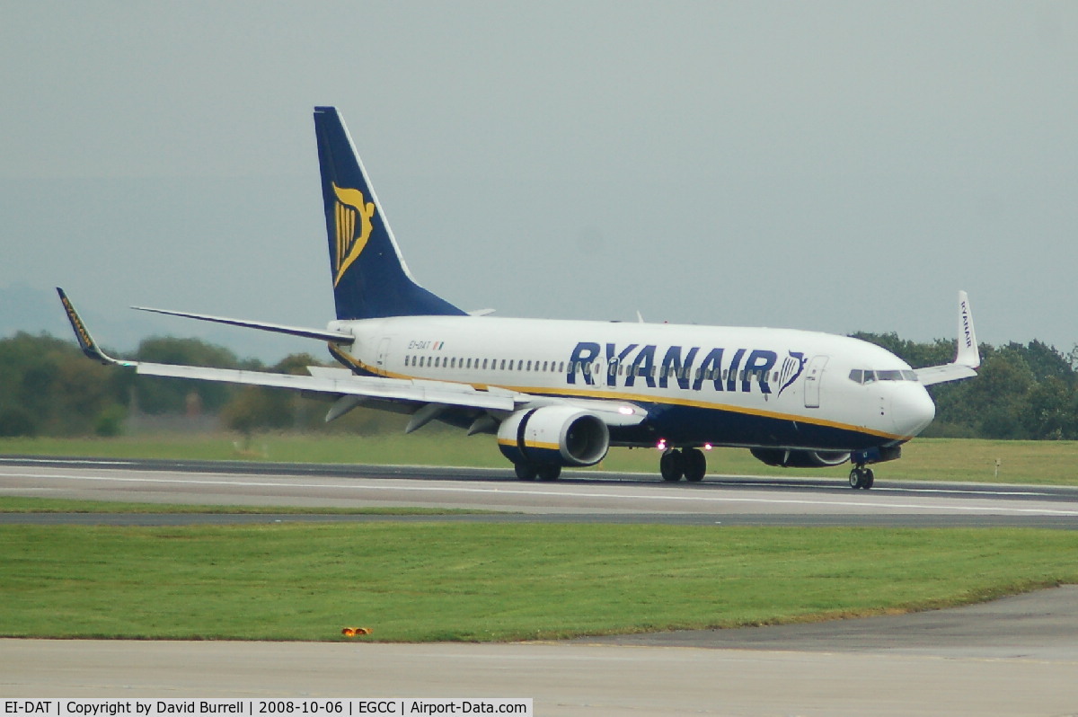 EI-DAT, 2003 Boeing 737-8AS C/N 33554, Ryanair - Landing