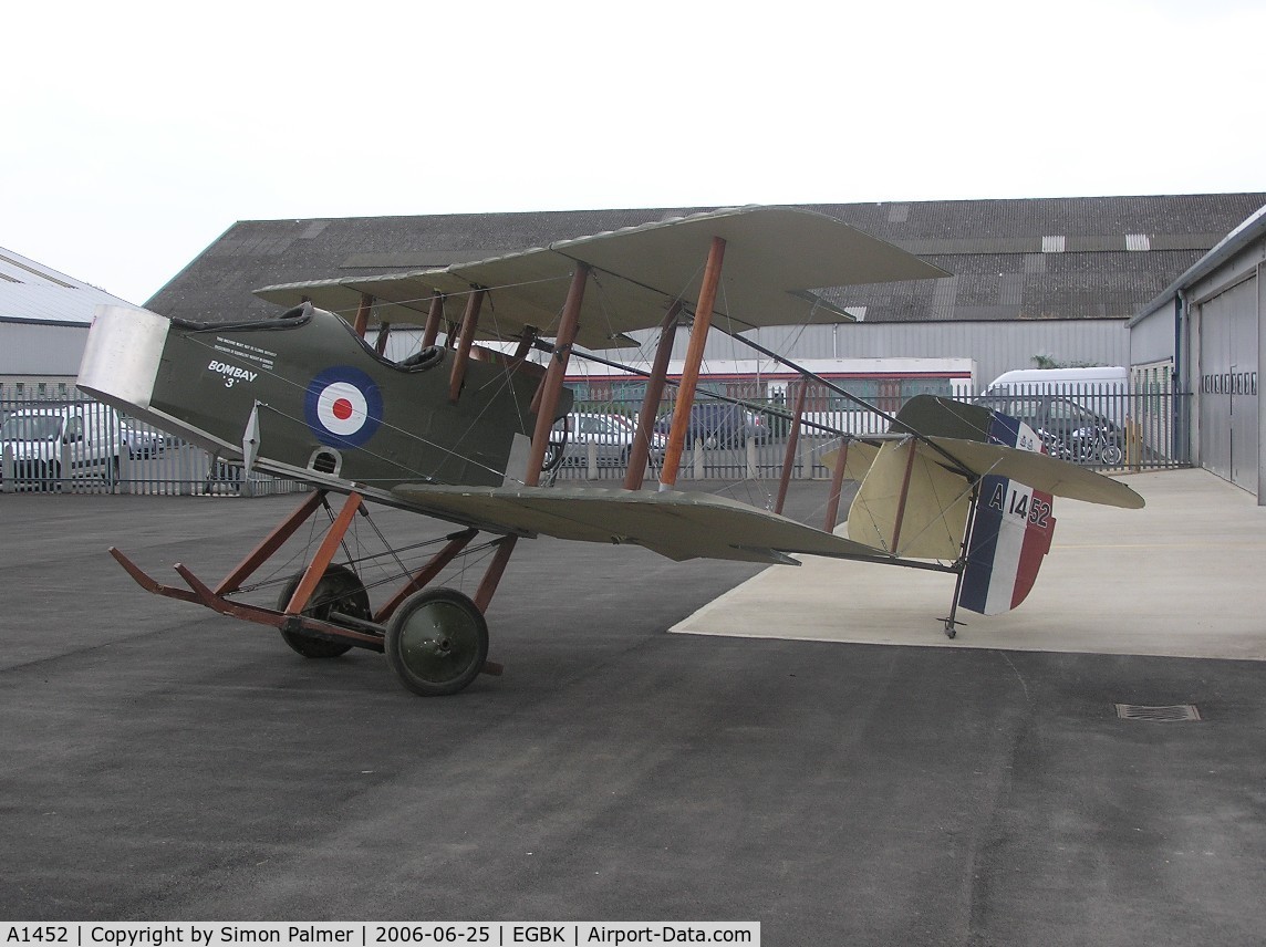 A1452, Vickers FB.5 Gunbus (Replica) C/N BAPC-234, Gunbus Replica at Sywell