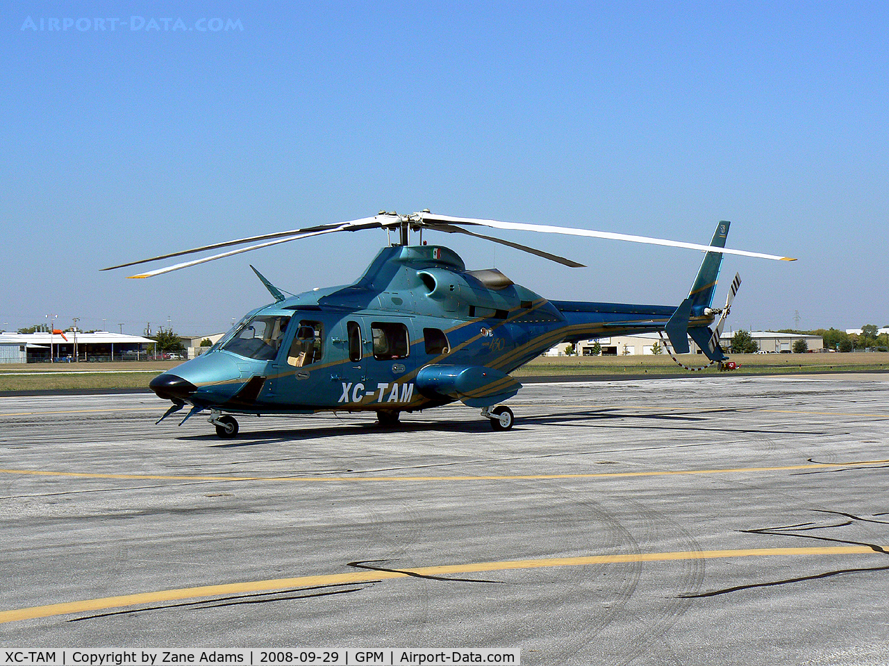 XC-TAM, 1996 Bell 430 C/N 49004, At Grand Prairie Municipal