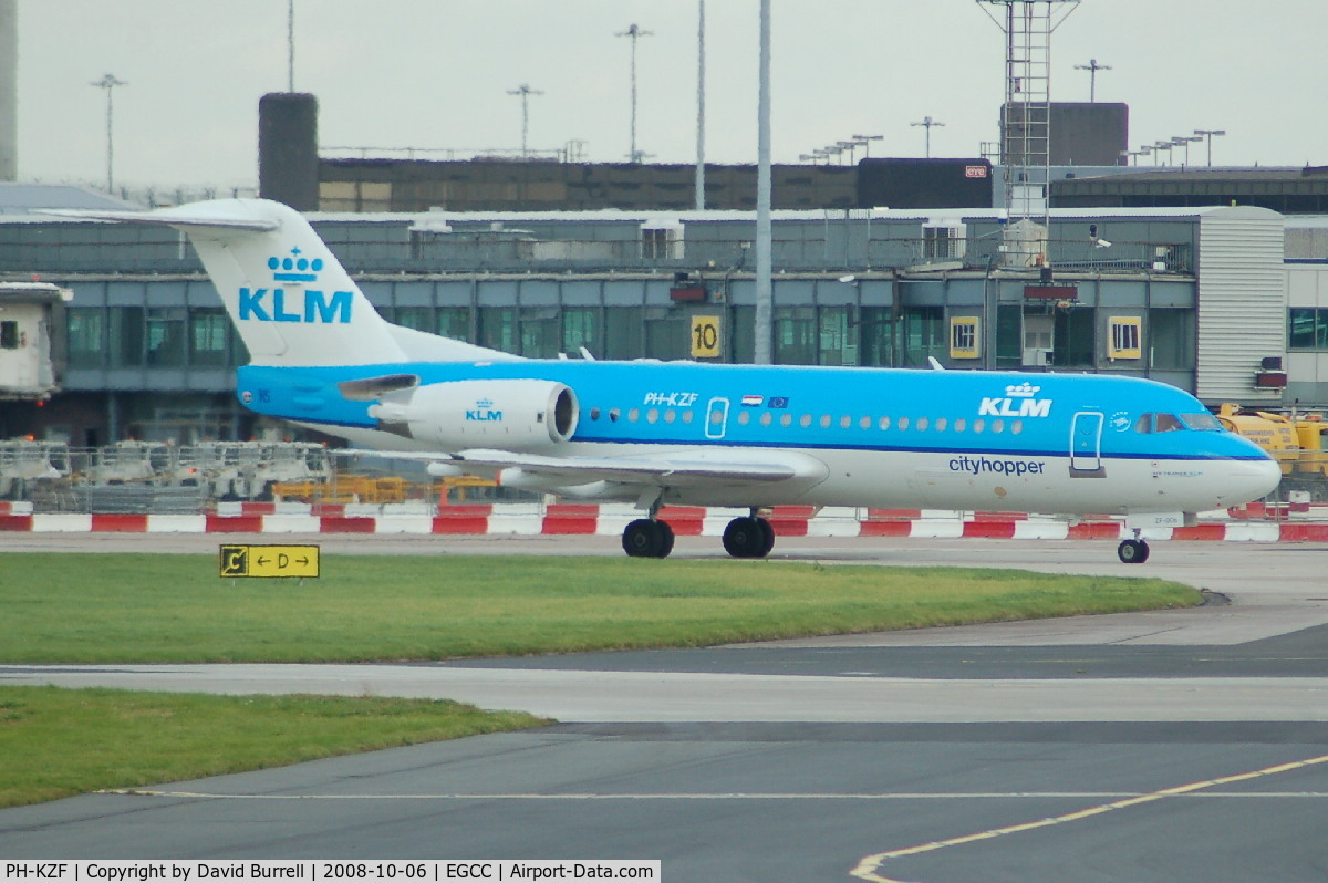 PH-KZF, 1996 Fokker 70 (F-28-0070) C/N 11577, KLM - Taxiing