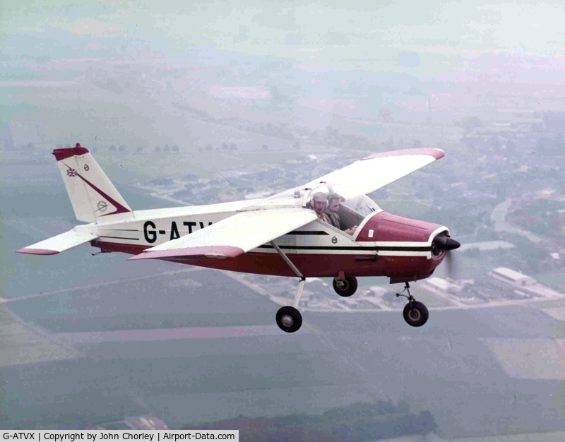 G-ATVX, 1966 Bolkow Bo-208C Junior C/N 615, VX at Laarbruch in 1972