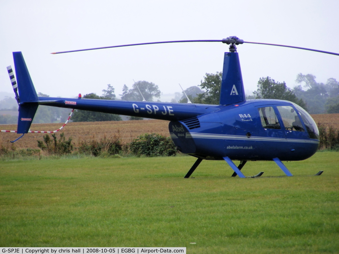 G-SPJE, 2007 Robinson R44 Raven II C/N 12026, Abel Alarm Co Ltd