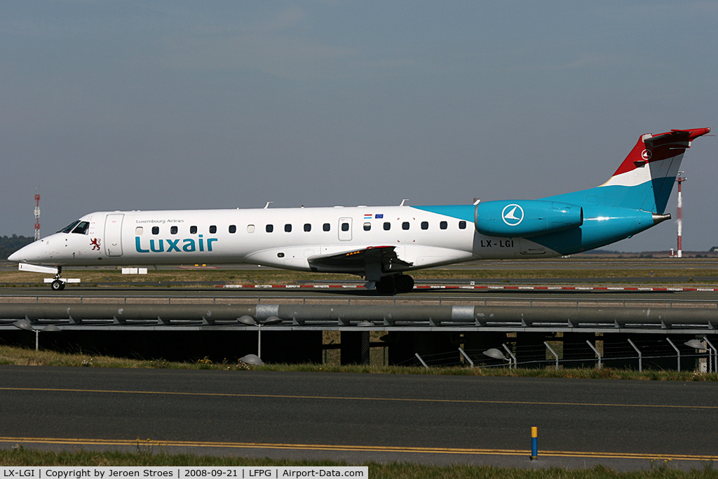 LX-LGI, 2000 Embraer EMB-145LU (ERJ-145LU) C/N 145369, previous owner of this regi was a B737-2C9