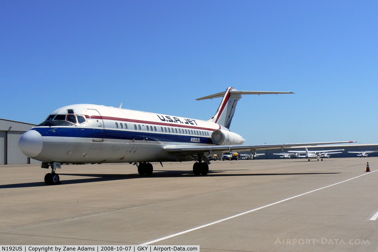 N192US, 1967 Douglas DC-9-15F C/N 47156, At Arlington Municipal