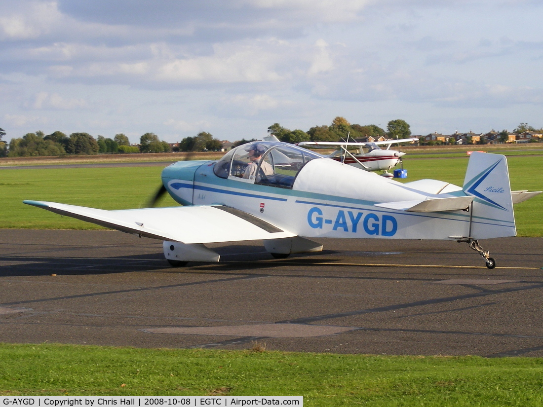 G-AYGD, 1963 CEA Jodel DR1050 Sicile C/N 515, private