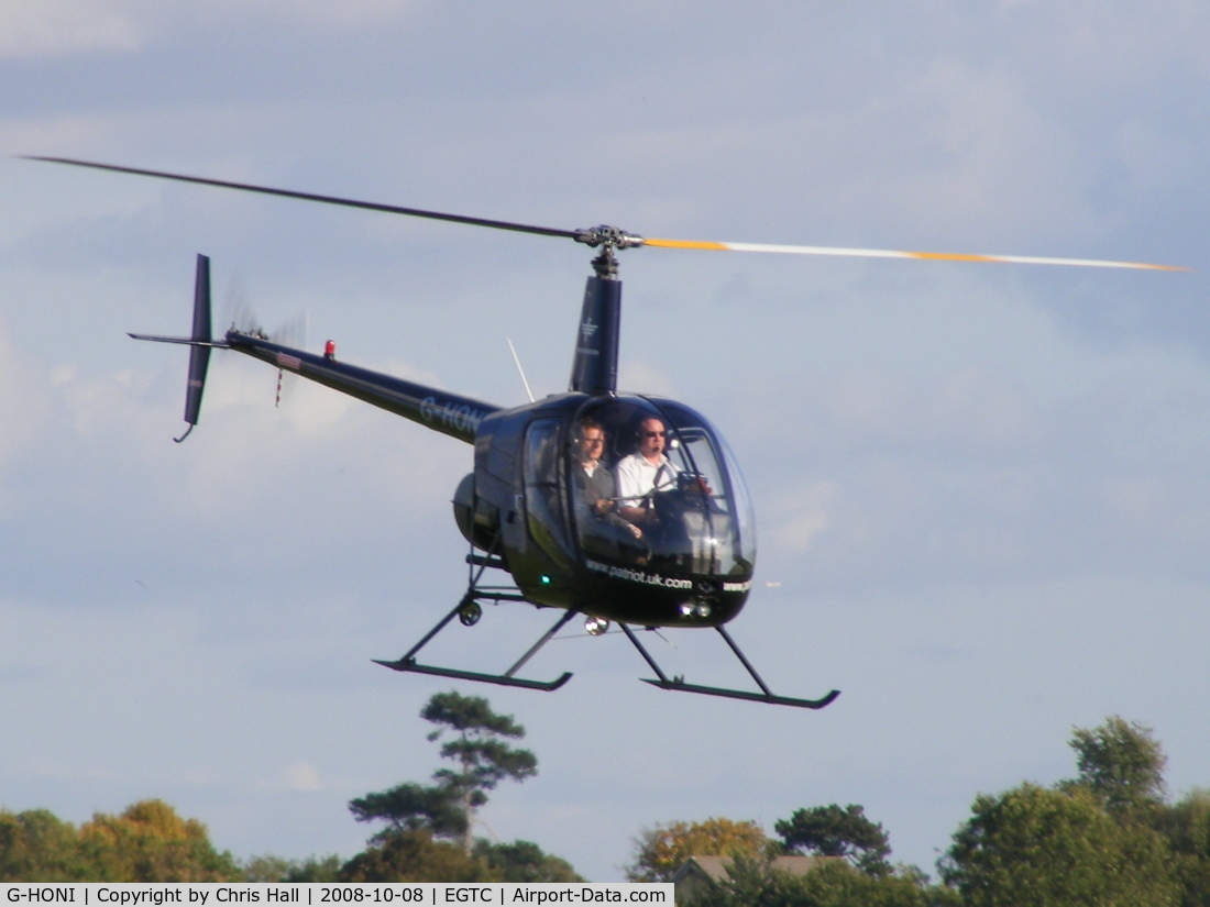 G-HONI, 1988 Robinson R22 Beta C/N 0871, Patriot Aviation Ltd