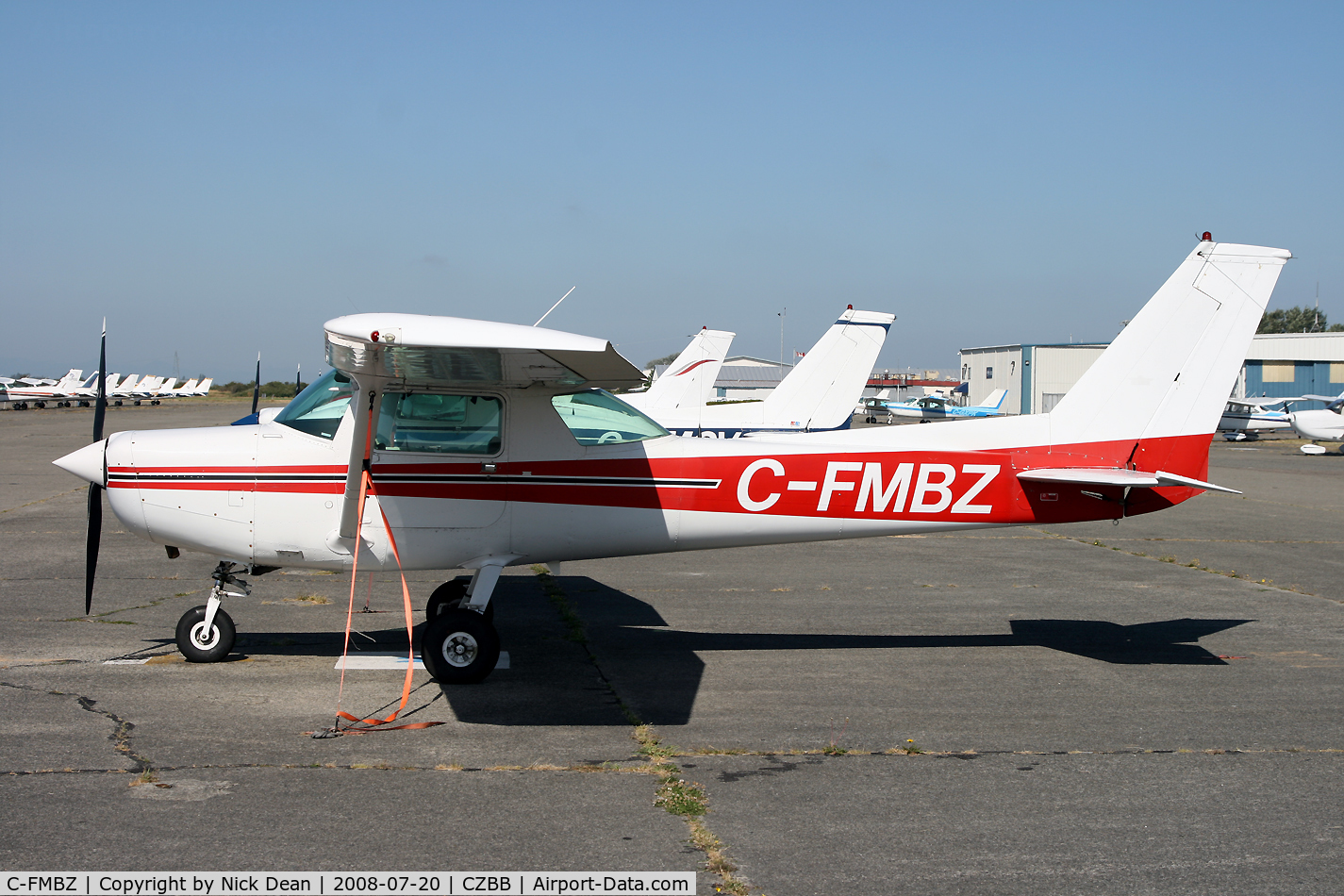 C-FMBZ, 1982 Cessna 152 C/N 15285571, Boundary Bay BC
