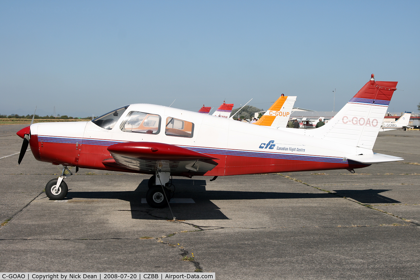 C-GOAO, 1974 Piper PA-28-140 C/N 28-7425261, Boundary Bay BC