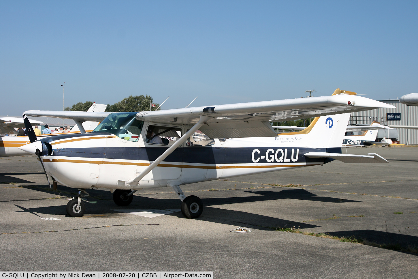 C-GQLU, 1982 Cessna 172P C/N 17275684, Boundary Bay BC