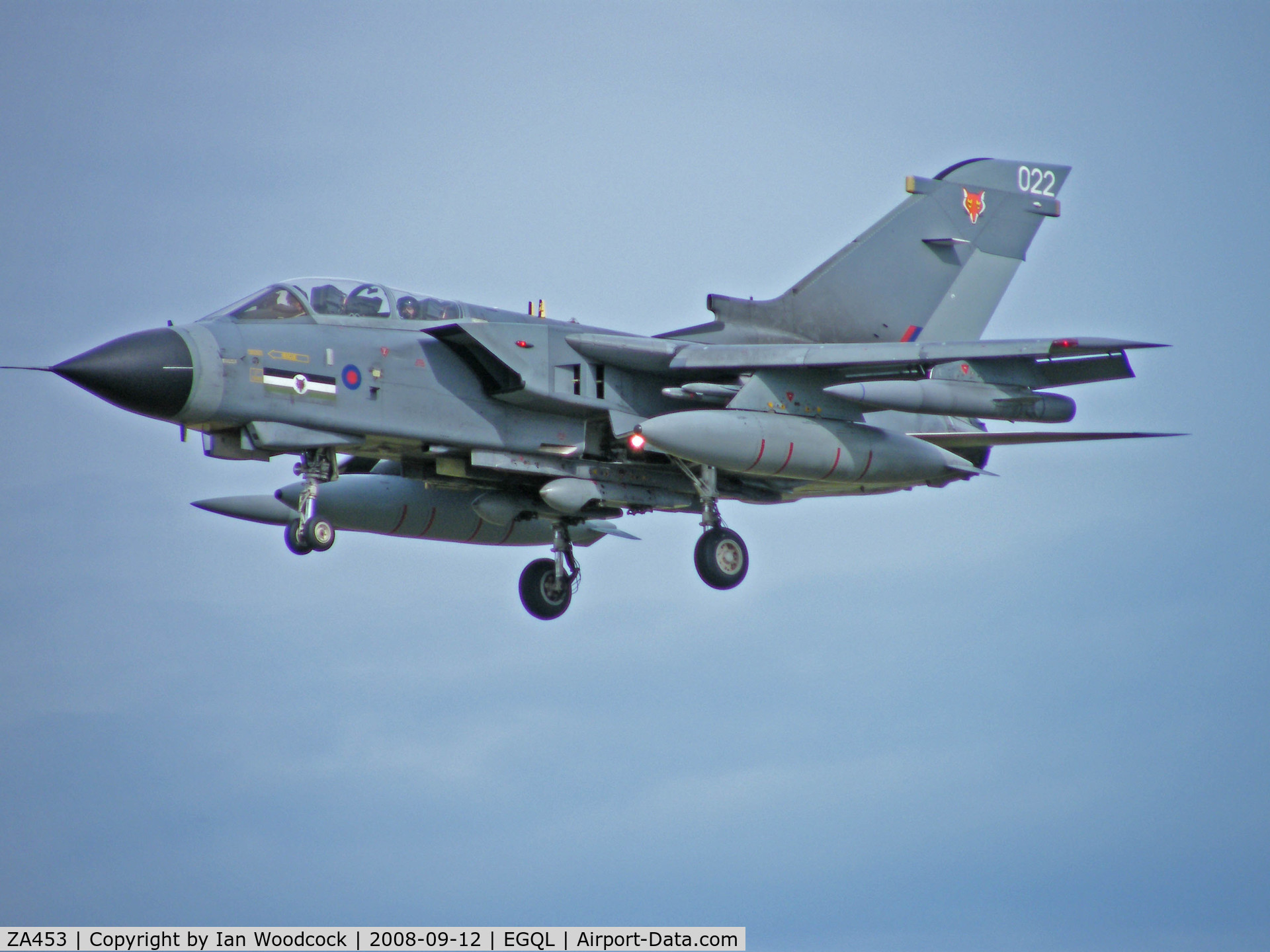 ZA453, 1983 Panavia Tornado GR.4 C/N BS083/249/3119, Panavia Tornado GR4/Lossiemouth Wing,at RAF Leuchars