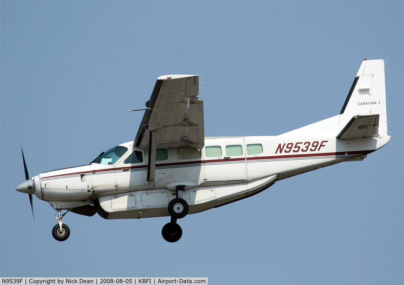 N9539F, Cessna 208 Caravan I C/N 20800092, /