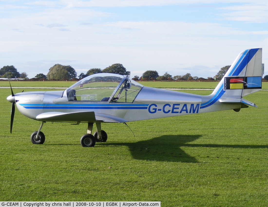 G-CEAM, 2006 Cosmik EV-97 TeamEurostar UK C/N 2729, FLYLIGHT AIRSPORTS LTD