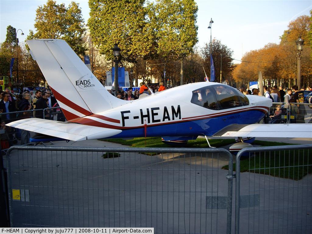 F-HEAM, Socata TB-9 Tampico C/N 2164, on display at champs-Elysées for 100 years of GIFAS