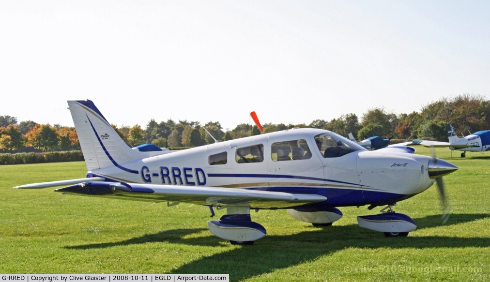 G-RRED, 2008 Piper PA-28-181 Cherokee Archer III C/N 2843673, Ex: N6048L