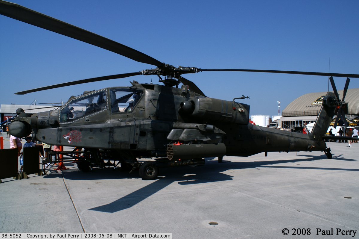98-5052, Boeing AH-64D Longbow Apache C/N PVD052, Longbow Apache, sans radar