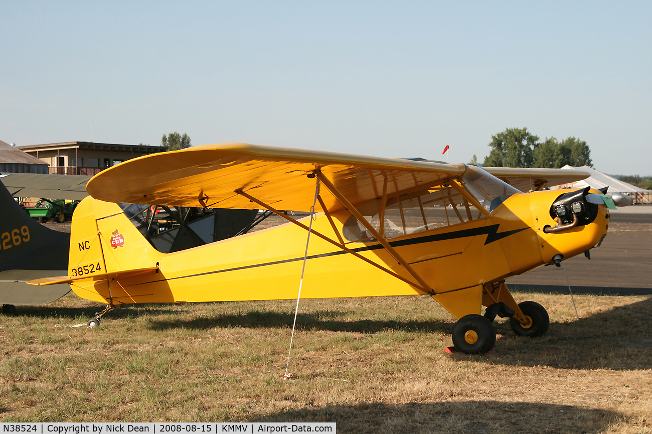 N38524, 1941 Piper J3C-65 Cub C/N 7093, /