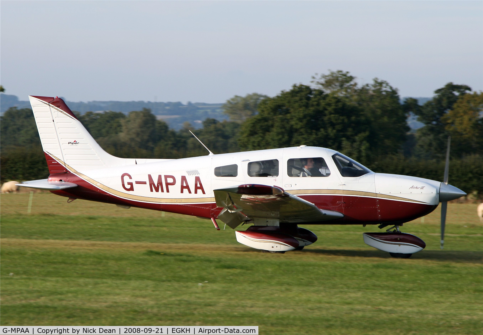 G-MPAA, 2002 Piper PA-28-181 Cherokee Archer III C/N 2843539, /