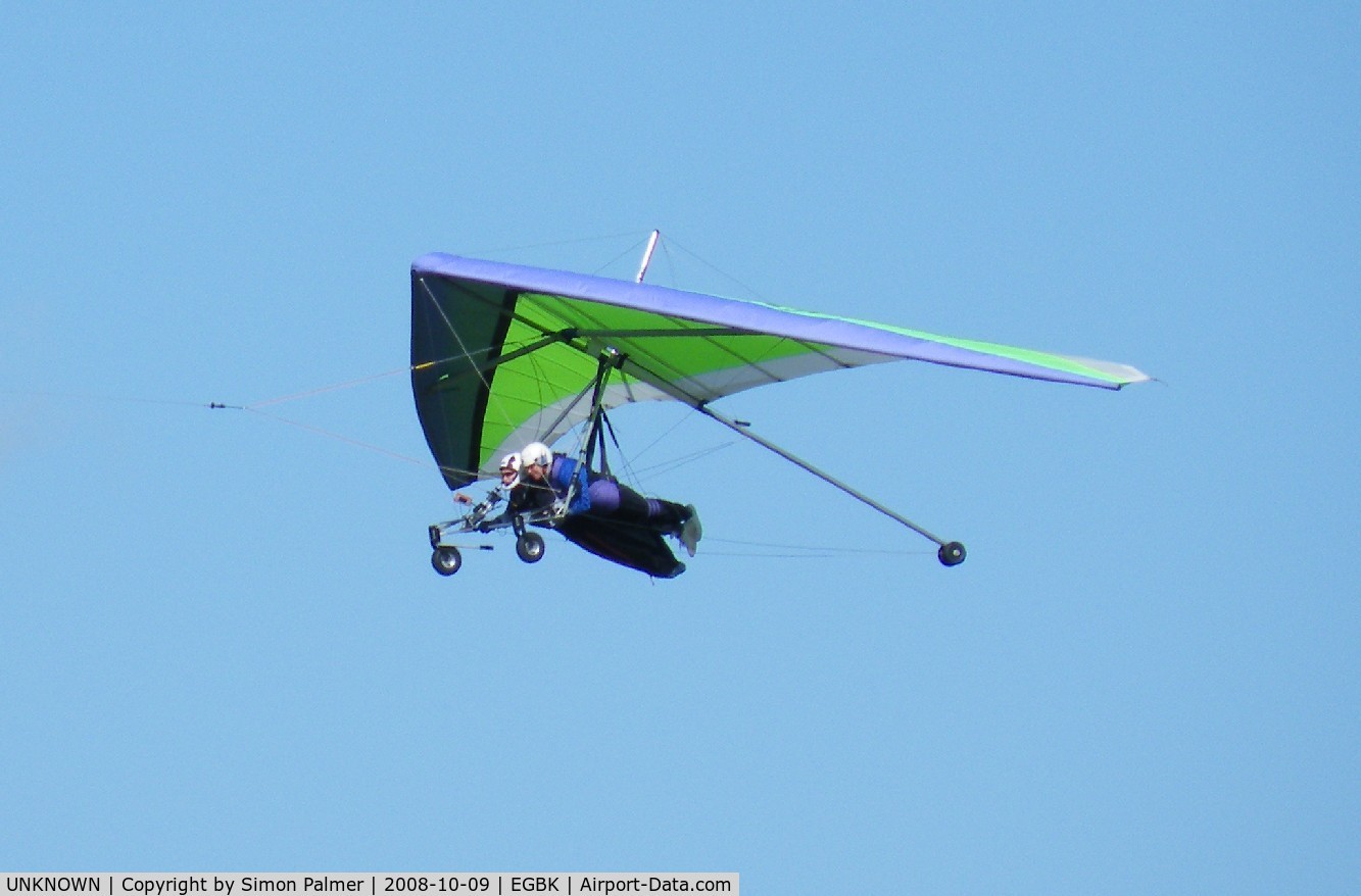 UNKNOWN, Ultralights various C/N Unknown, Hang Glider being aerotowed at Sywell