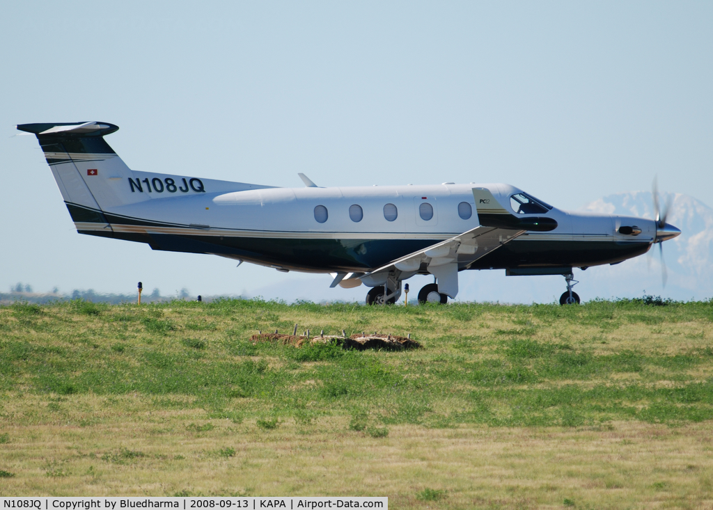 N108JQ, 1998 Pilatus PC-12/45 C/N 209, Position and Hold for 17L.
