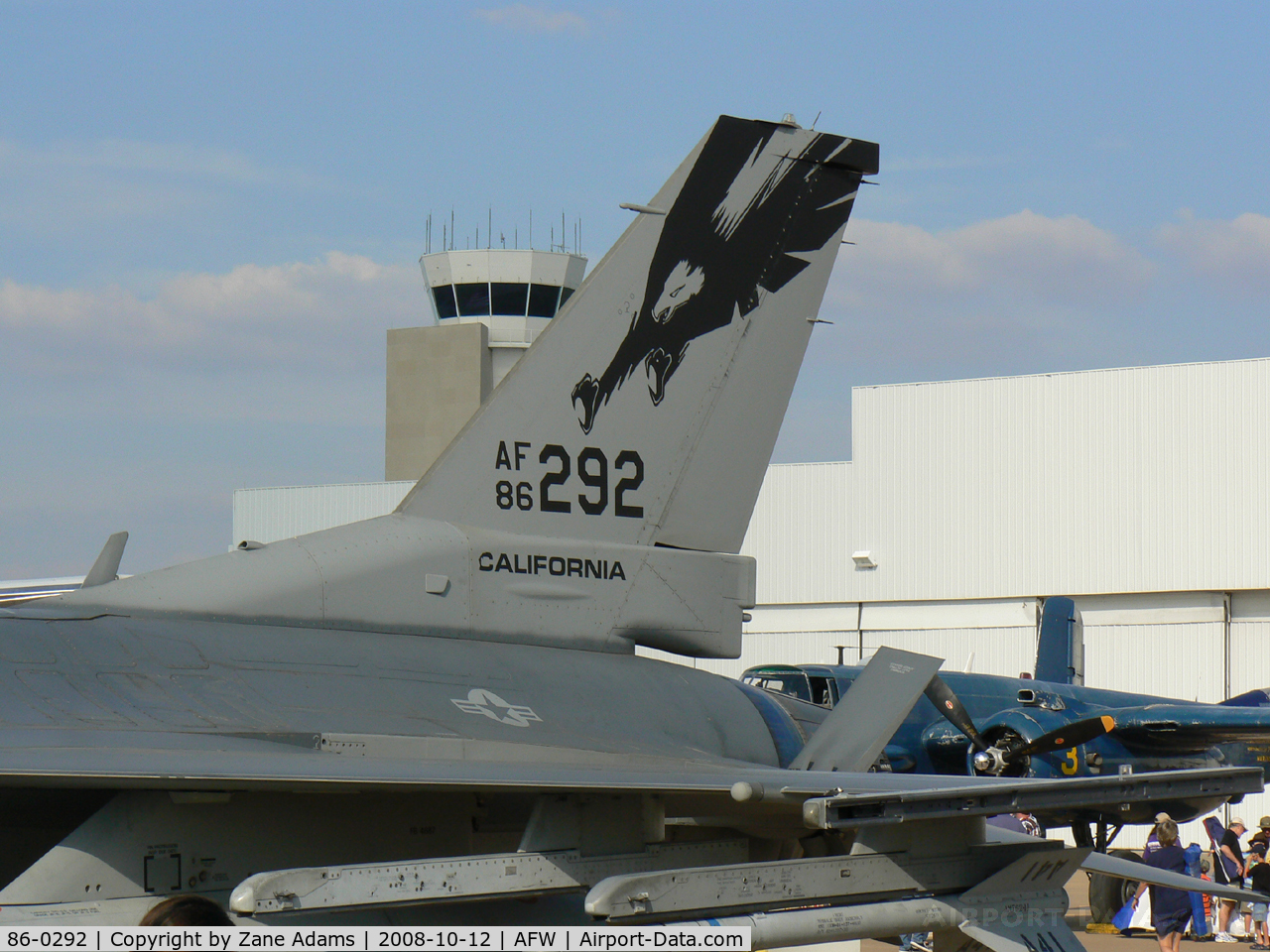 86-0292, 1986 General Dynamics F-16C Fighting Falcon C/N 5C-398, At the 2008 Alliance Airshow