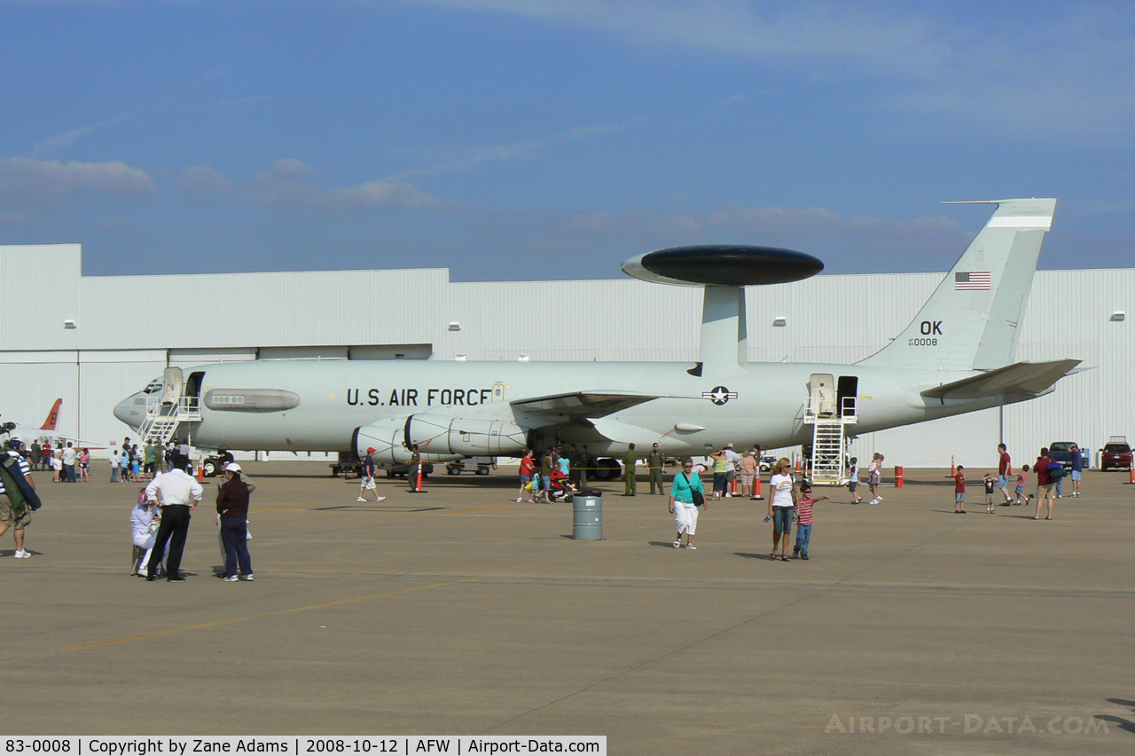 83-0008, 1983 Boeing E-3C C/N 22836, At the 2008 Alliance Airshow