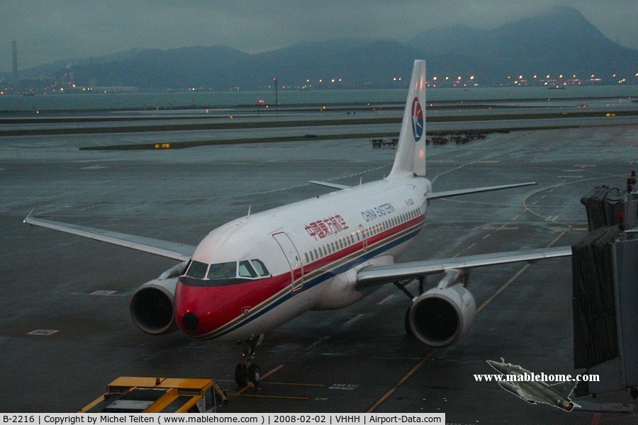 B-2216, 2001 Airbus A319-112 C/N 1551, China Eastern Airlines