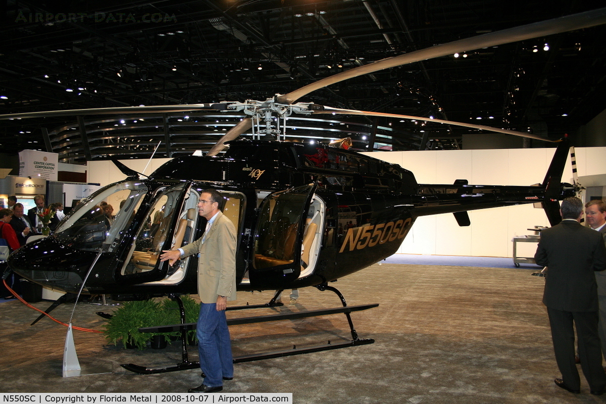 N550SC, 2005 Bell 407 C/N 53660, Bell 407 at NBAA Orlando