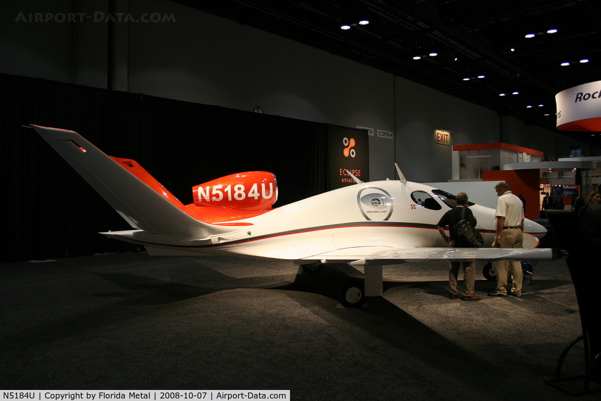 N5184U, 2007 Swift Engineering Inc Mark 400 C/N SE-400-001, Eclipse EA400 at NBAA Orlando