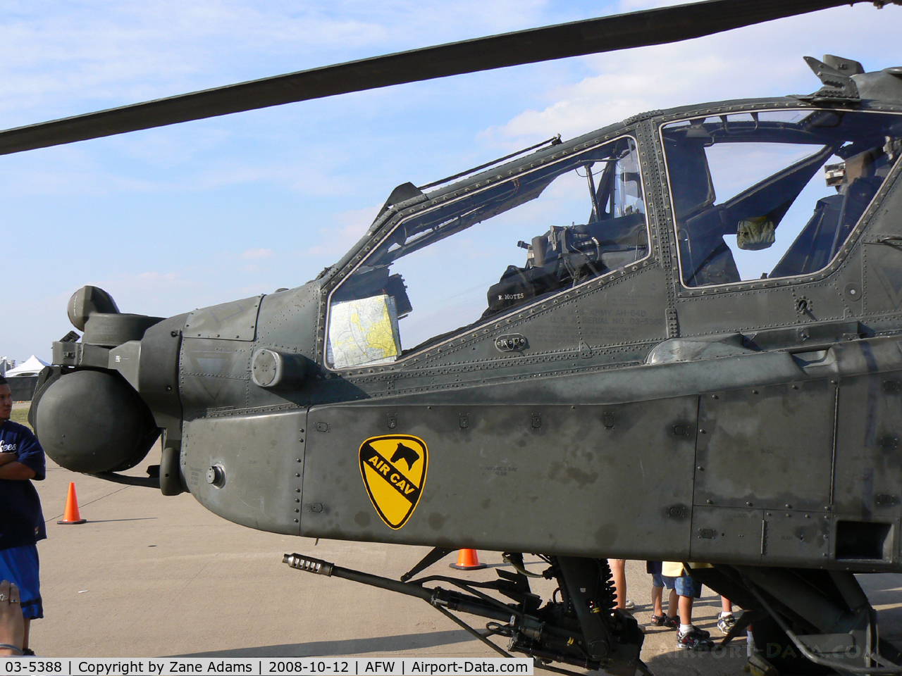 03-5388, 2003 Boeing AH-64D Longbow Apache C/N PVD397, At the 2008 Alliance Airshow