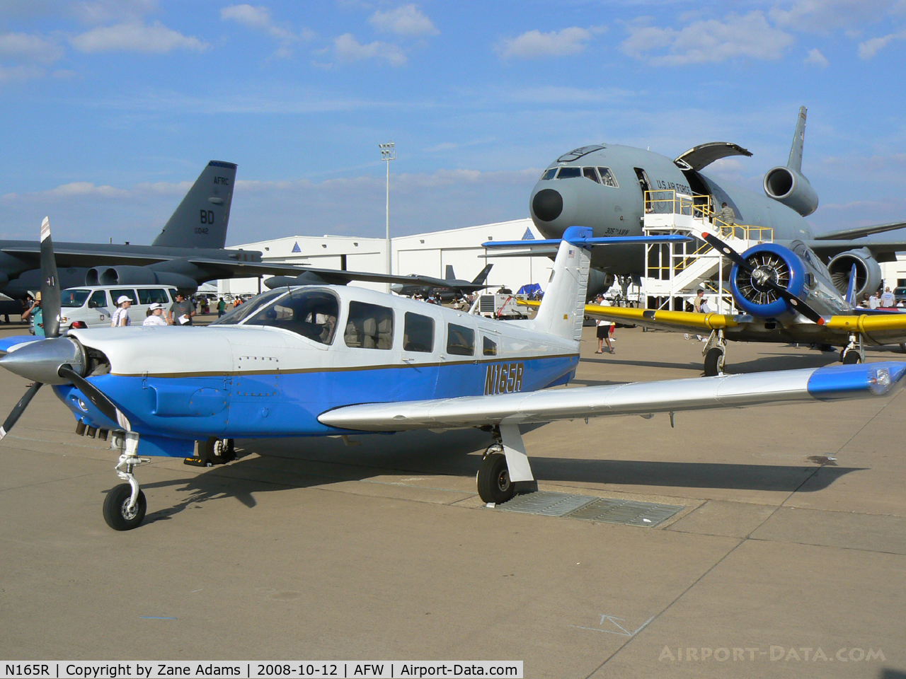 N165R, 1977 Piper PA-32RT-300 Lance II C/N 32R-7885217, At the 2008 Alliance Airshow - Photo Stitch